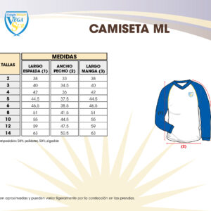 Camiseta deportiva manga larga