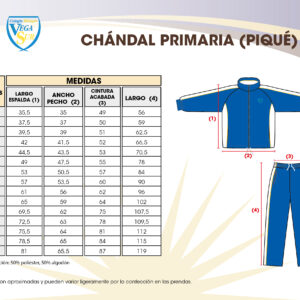 Chándal piqué completo