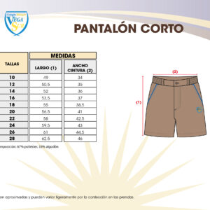 Pantalón corto uniforme