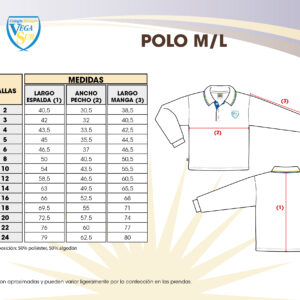 Polo manga larga